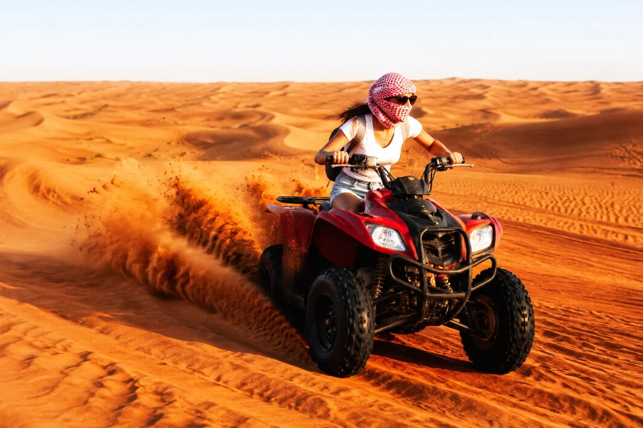 Quad biking dubai desert safari